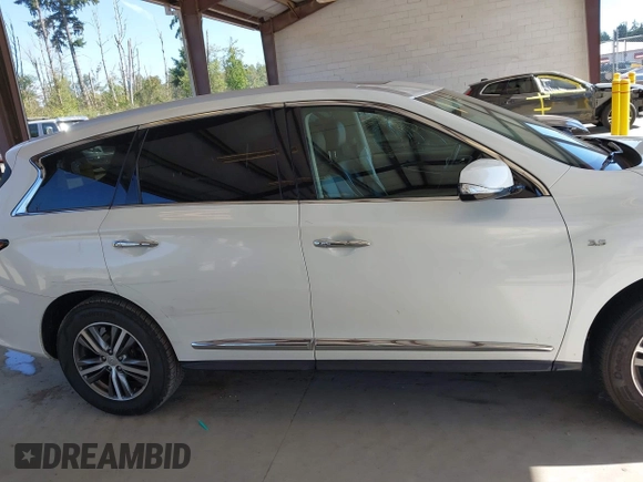 2020 Infiniti QX60 Luxe with VIN 5N1DL0MM4LC507648, listed as a IAAI auction lot 42640168 with 52,981 mi miles and . Bid and sale history available at DreamBid. Image 13.