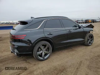 2023 Genesis GV70 2.5T z VIN KMUMADTB5PU117687, wystawiony jako Copart lot #54448095 z przebiegiem 27 887 mil mil oraz Szkoda całkowita • Salvage title. Historia ofert i sprzedaży dostępna na DreamBid. Obrazek 3.