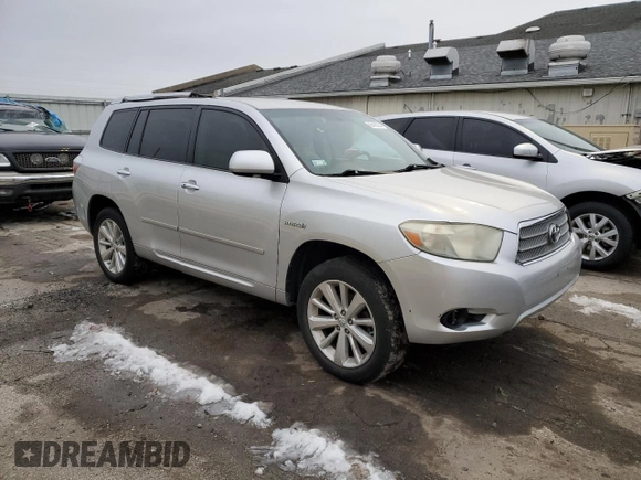 2010 Toyota Highlander Hybrid with VIN JTEBW3EH6A2044674, listed as a Copart auction lot 86433024 with 231,576 mi miles and Clean Title. Bid and sale history available at carsss.com. Image 4.