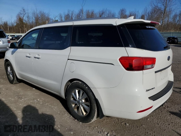 2016 Kia Sedona LX with VIN KNDMB5C19G6191180, listed as a Copart auction lot 51495165 with 119,778 mi miles and Salvage Title. Bid and sale history available at carsss.com. Image 2.