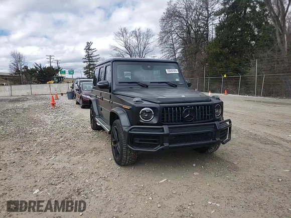 2024 Mercedes-Benz G 63 AMG with VIN W1NYC7HJ0RX504884, listed as a Copart auction lot 50609385 with 3,591 mi miles and Salvage Title. Bid and sale history available at DreamBid. Image 12.