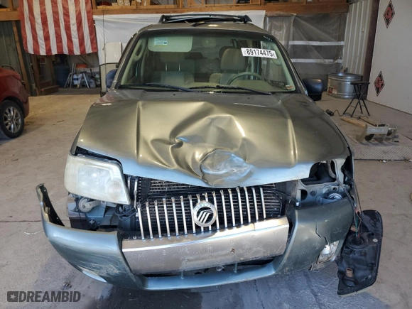 2006 Mercury Mariner Luxury with VIN 4M2YU561X6DJ01708, listed as a Copart auction lot 89174475 with 197,106 mi miles and Salvage Title. Bid and sale history available at carsss.com. Image 5.