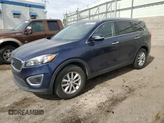2018 Kia Sorento LX with VIN 5XYPG4A5XJG360982, listed as a Copart auction lot 58591575 with 86,291 mi miles and Salvage title. Bid and sale history available at DreamBid. Image 1.
