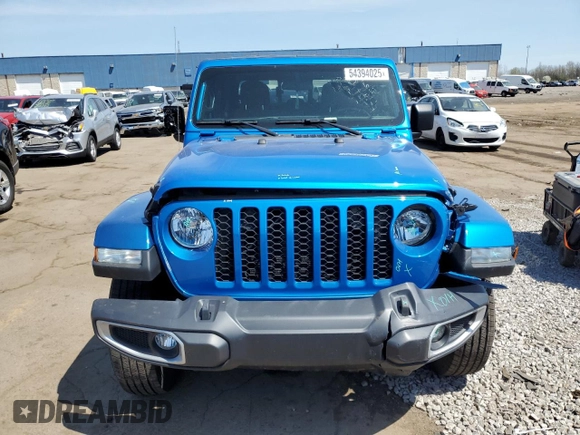 2021 Jeep Gladiator Willys с VIN 1C6HJTAG2ML611446, выставлен на аукционе Copart как лот 54394025 с пробегом 37 914 миль миль и Списание • Salvage title. История ставок и продаж доступна на DreamBid. Изображение 5.