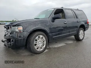 2013 Ford Expedition Limited z VIN 1FMJU2A5XDEF63138, wystawiony jako Copart lot #54631845 z przebiegiem Nie podano mil oraz Szkoda całkowita • Salvage title. Historia ofert i sprzedaży dostępna na DreamBid. Obrazek 1.