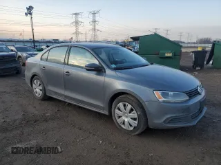 2014 Volkswagen Jetta Sedan SE with VIN 3VWD17AJ2EM359785, listed as a Copart auction lot 46914755 with 148,504 mi miles and Salvage Title. Bid and sale history available at carsss.com. Image 4.