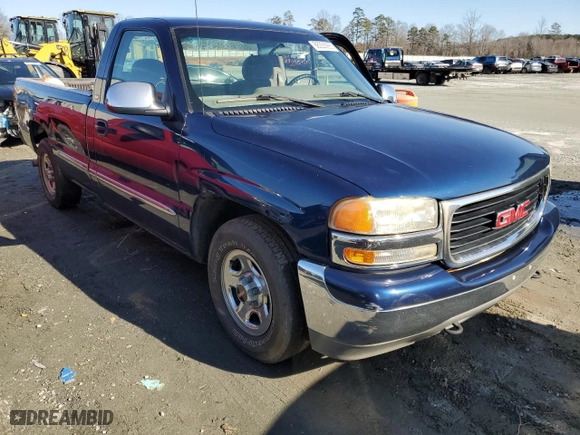 1999 GMC New Sierra 1500 SLE with VIN 1GTEC14W5XE549983, listed as a Copart auction lot 88355995 with 0 mi miles and Salvage Title. Bid and sale history available at carsss.com. Image 4.