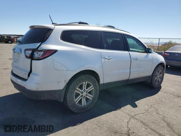 2017 Chevrolet Traverse LT with VIN 1GNKRGKD8HJ123761, listed as a Copart auction lot 49299165 with 321,537 mi miles and Salvage Title. Bid and sale history available at DreamBid. Image 3.