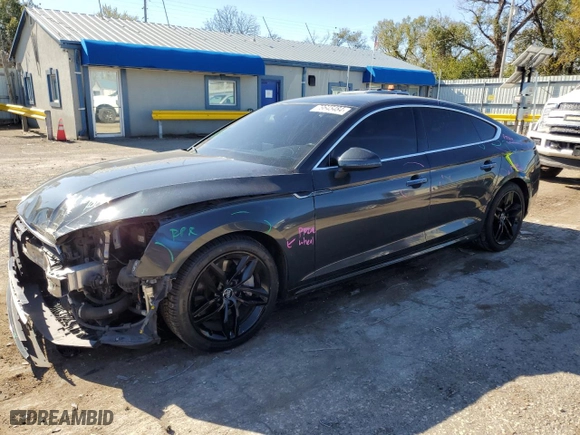 2019 Audi A5 Sportback Premium with VIN WAUANCF5XKA063448, listed as a Copart auction lot 79645484 with NaN miles and Salvage Title. Bid and sale history available at carsss.com. Image 1.
