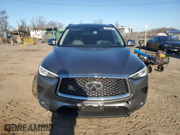2019 Infiniti QX50 Essential with VIN 3PCAJ5M39KF117065, listed as a Copart auction lot 50702595 with 95,899 mi miles and Salvage title. Bid and sale history available at DreamBid. Image 5.