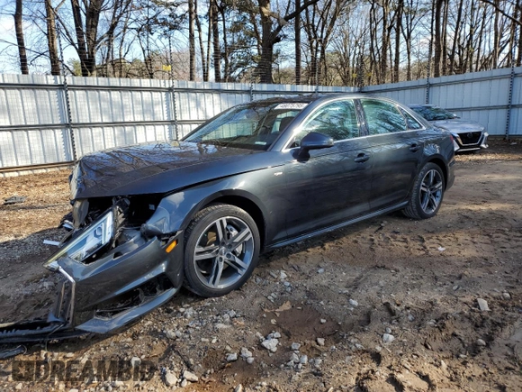 2017 Audi A4 Premium Plus with VIN WAULNAF48HN024508, listed as a Copart auction lot 48075795 with 88,270 mi miles and Salvage Title. Bid and sale history available at carsss.com. Image 1.