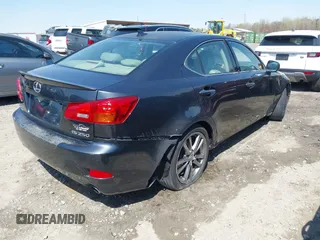 2008 Lexus IS 250 with VIN JTHBK262385067065, listed as a IAAI auction lot 41912493 with 171,644 mi miles. Bid and sale history available at carsss.com. Image 4.