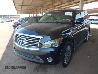 2012 Infiniti QX56 7-passenger with VIN JN8AZ2NF8C9518509, listed as a IAAI auction lot 42732292 with 165,844 mi miles and . Bid and sale history available at DreamBid. Image 6.