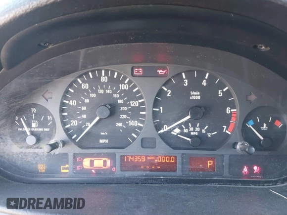 2002 BMW 3 Series 325Ci with VIN WBABS33492PG86133, listed as a IAAI auction lot 41388226 with 174,359 mi miles and . Bid and sale history available at DreamBid. Image 7.