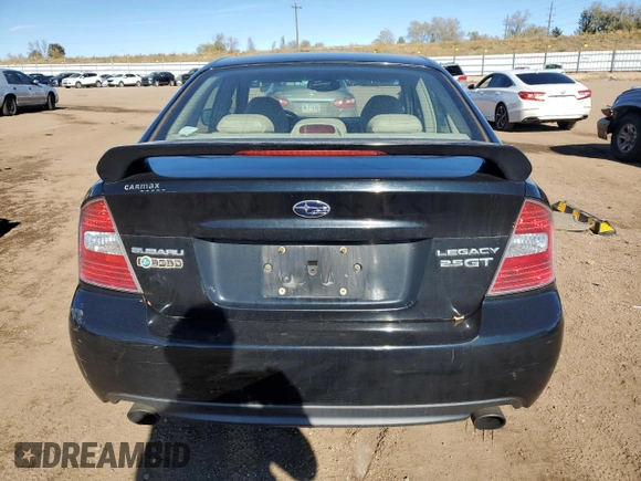 2005 Subaru Legacy GT Limited with VIN 4S3BL676854215431, listed as a Copart auction lot 80225554 with 176,345 mi miles and Clean title. Bid and sale history available at DreamBid. Image 6.