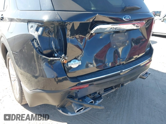 2022 Ford Explorer King Ranch z VIN 1FM5K8LCXNGA14552, wystawiony jako IAAI lot #40957270 z przebiegiem 50 460 mil mil oraz . Historia ofert i sprzedaży dostępna na DreamBid. Obrazek 6.