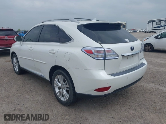 2011 Lexus RX 450h with VIN JTJBC1BA8B2419892, listed as a IAAI auction lot 41895740 with 132,428 mi miles and . Bid and sale history available at DreamBid. Image 3.