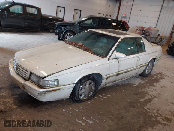 2001 Cadillac Eldorado Touring ETC z VIN 1G6ET12951B101641, wystawiony jako IAAI lot #42274235 z przebiegiem 119 965 mil mil oraz . Historia ofert i sprzedaży dostępna na DreamBid. Obrazek 2.