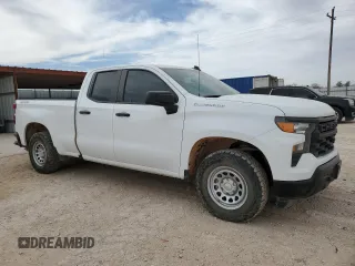 2022 Chevrolet Silverado 1500 Work Truck with VIN 1GCRDAED2NZ506249, listed as a Copart auction lot 45020215 with 92,812 mi miles and Clean Title. Bid and sale history available at DreamBid. Image 4.