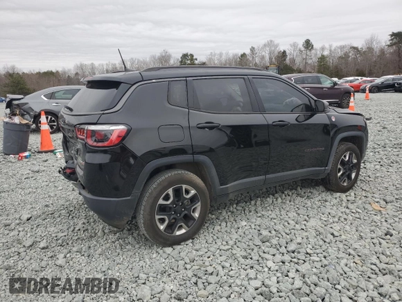 2018 Jeep Compass Trailhawk with VIN 3C4NJDDBXJT187550, listed as a Copart auction lot 44202325 with 108,579 mi miles and Salvage Title. Bid and sale history available at carsss.com. Image 3.