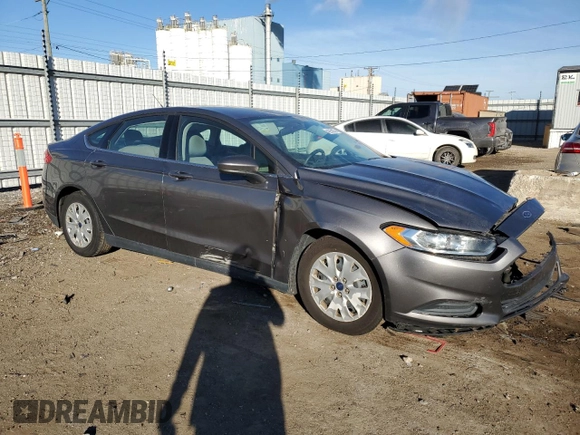 2014 Ford Fusion S with VIN 1FA6P0G77E5383895, listed as a Copart auction lot 42752275 with 122,595 mi miles and Salvage Title. Bid and sale history available at DreamBid. Image 4.