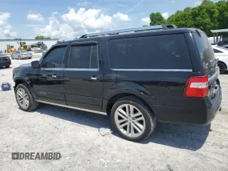 2016 Ford Expedition Max Platinum with VIN 1FMJK1MT7GEF21993, listed as a Copart auction lot 54780575 with 136,333 mi miles and Salvage title. Bid and sale history available at DreamBid. Image 2.