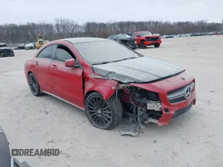2015 Mercedes-Benz CLA 45 AMG with VIN WDDSJ5CB2FN176601, listed as a IAAI auction lot 41244154 with 129,061 mi miles and . Bid and sale history available at DreamBid. Image 1.