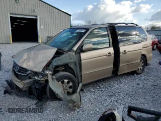 2002 Honda Odyssey EX z VIN 2HKRL18612H503328, wystawiony jako Copart lot #52699095 z przebiegiem 241 741 mil mil oraz Szkoda całkowita • Salvage title. Historia ofert i sprzedaży dostępna na DreamBid. Obrazek 1.