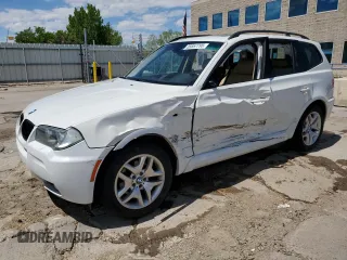 2007 BMW X3 3.0si with VIN WBXPC93447WF13659, listed as a Copart auction lot 55857795 with 171,738 mi miles and Salvage title. Bid and sale history available at DreamBid. Image 1.