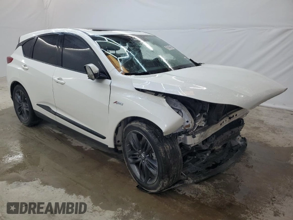 2019 Acura RDX w/A-Spec Pkg with VIN 5J8TC1H65KL016684, listed as a Copart auction lot 48623114 with 78,469 mi miles and Clean Title. Bid and sale history available at carsss.com. Image 4.