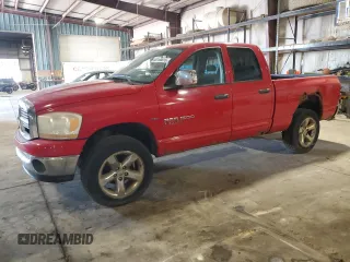 2006 Dodge 1500 SLT z VIN 1D7HU18N06S566112, wystawiony jako Copart lot #60168615 z przebiegiem 195 973 mil mil oraz Czysty tytuł • Clean title. Historia ofert i sprzedaży dostępna na DreamBid. Obrazek 1.
