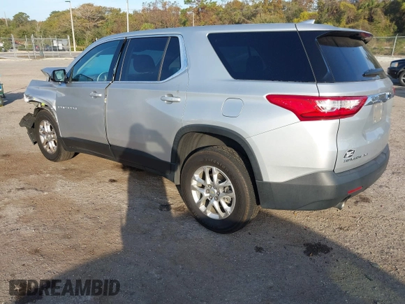 2020 Chevrolet Traverse LS with VIN 1GNEVFKW9LJ187966, listed as a IAAI auction lot 41059955 with 98,273 mi miles. Bid and sale history available at carsss.com. Image 3.
