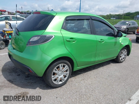2012 Mazda 2 Sport with VIN JM1DE1KY5C0144238, listed as a IAAI auction lot 42073776 with 55,181 mi miles. Bid and sale history available at carsss.com. Image 4.