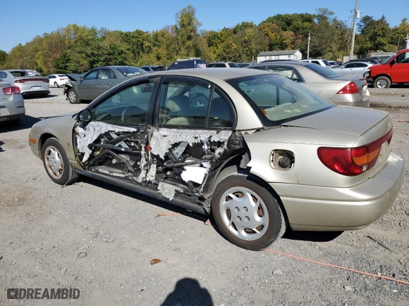 2002 Saturn SL with VIN 1G8ZK527X2Z196501, listed as a Copart auction lot 76672714 with 69,103 mi miles and Salvage Title. Bid and sale history available at carsss.com. Image 2.