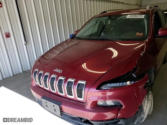 2017 Jeep Cherokee Latitude with VIN 1C4PJMCS7HW570019, listed as a Copart auction lot 49386225 with 157,103 mi miles and Salvage Title. Bid and sale history available at carsss.com. Image 11.