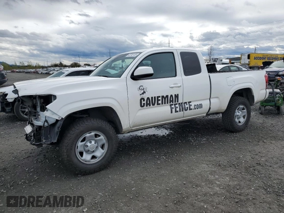 2022 Toyota Tacoma SR z VIN 3TYRX5GN9NT041754, wystawiony jako Copart lot #49740135 z przebiegiem 50 763 mil mil oraz Szkoda całkowita • Salvage title. Historia ofert i sprzedaży dostępna na DreamBid. Obrazek 1.