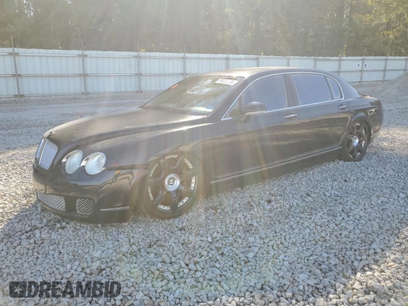 2008 Bentley Flying Spur with VIN SCBBR93W08C053040, listed as a Copart auction lot 79734364 with Not Provided miles and Salvage Title. Bid and sale history available at DreamBid. Image 1.