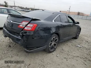 2015 Ford Taurus SHO with VIN 1FAHP2KT2FG188060, listed as a Copart auction lot 48952155 with 93,092 mi miles and Salvage Title. Bid and sale history available at DreamBid. Image 3.