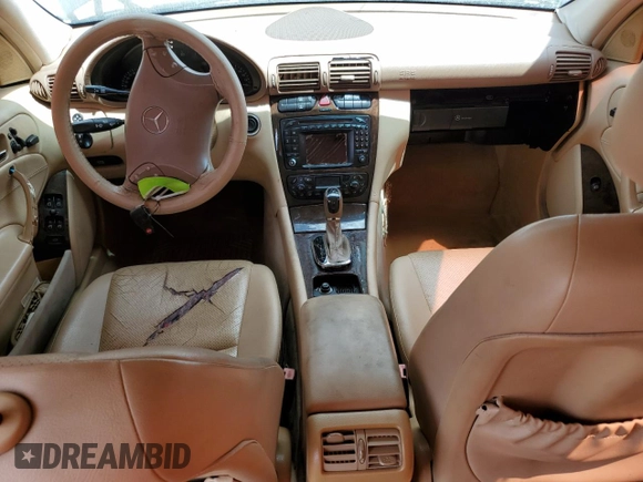 2003 Mercedes-Benz C 320 with VIN WDBRF64J33F402865, listed as a Copart auction lot 53507785 with Not Provided miles and Clean Title. Bid and sale history available at DreamBid. Image 8.