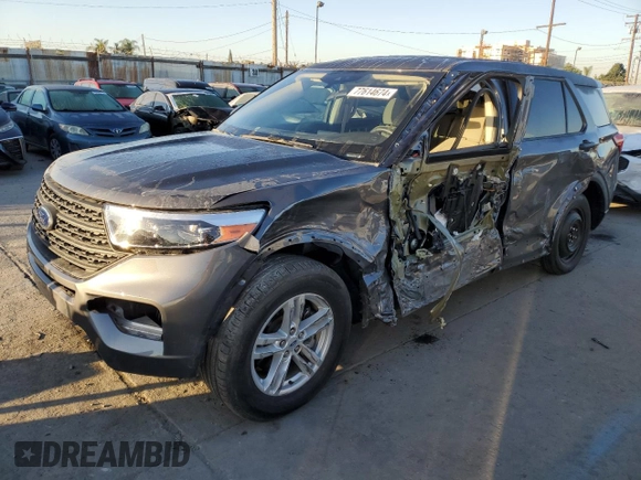 2022 Ford Explorer with VIN 1FMSK8BH7NGC20170, listed as a Copart auction lot 77614674 with 26,896 mi miles and Salvage Title. Bid and sale history available at carsss.com. Image 1.