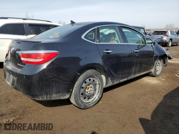 2014 Buick Verano Leather Group with VIN 1G4PS5SK2E4181568, listed as a Copart auction lot 48698125 with 0 mi miles and Salvage Title. Bid and sale history available at carsss.com. Image 3.