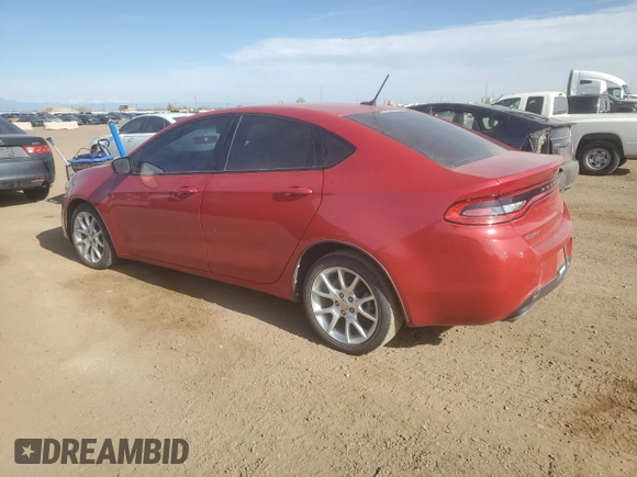 2013 Dodge Dart SXT with VIN 1C3CDFBH7DD648736, listed as a Copart auction lot 54383775 with 120,105 mi miles and Clean Title. Bid and sale history available at carsss.com. Image 2.