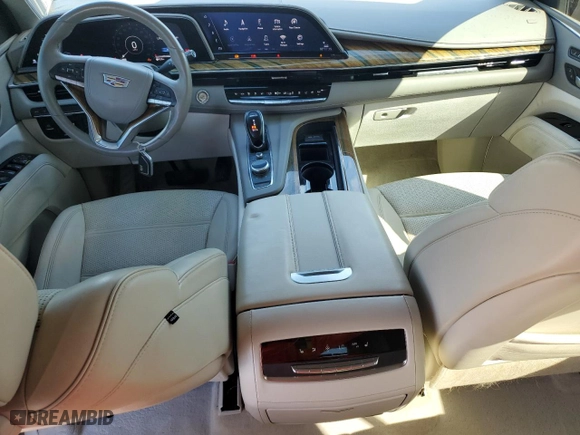 2021 Cadillac Escalade Premium Luxury Platinum with VIN 1GYS3DKL7MR168745, listed as a Copart auction lot 76098144 with 59,423 mi miles and Non Repairable. Bid and sale history available at carsss.com. Image 8.