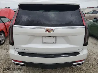 2022 Cadillac Escalade Premium Luxury Platinum with VIN 1GYS4DKL3NR119329, listed as a Copart auction lot 73692364 with 0 mi miles and Salvage Title. Bid and sale history available at carsss.com. Image 6.