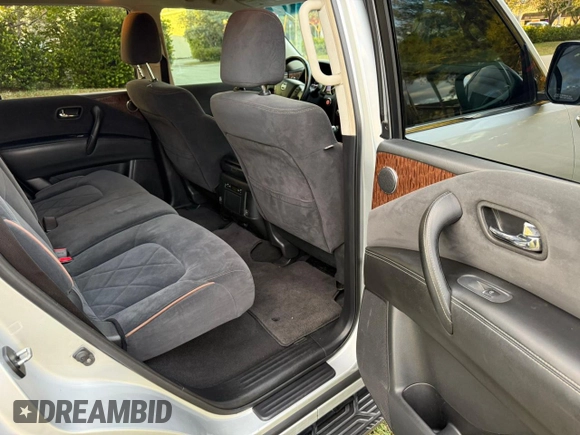 2018 Nissan Armada SV with VIN JN8AY2NC7J9551314, listed as a Copart auction lot 46188475 with 134,633 mi miles and Clean Title. Bid and sale history available at carsss.com. Image 6.