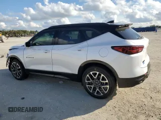2025 Chevrolet Blazer RS z VIN 3GNKBERS9SS115056, wystawiony jako Copart lot #87266304 z przebiegiem 916 mil mil oraz Szkoda całkowita • Salvage title. Historia ofert i sprzedaży dostępna na DreamBid. Obrazek 2.