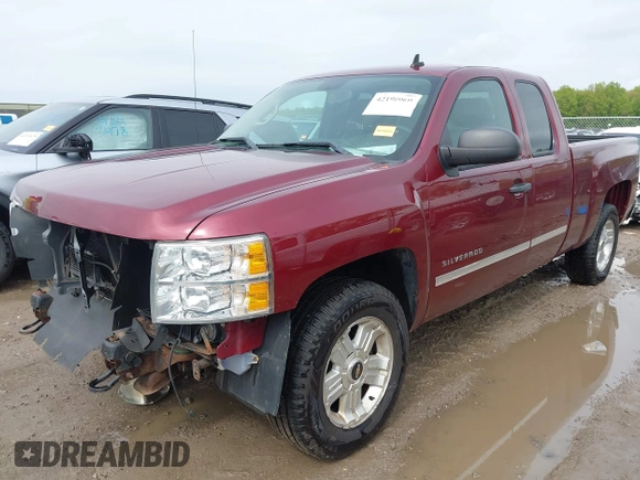 2013 Chevrolet Silverado 1500 LT with VIN 1GCRKSE74DZ398351, listed as a IAAI auction lot 42198969 with 184,962 mi miles and . Bid and sale history available at DreamBid. Image 2.