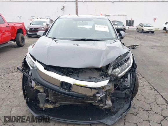 2021 Honda HR-V LX with VIN 3CZRU6H38MM723587, listed as a IAAI auction lot 41749519 with 38,211 mi miles. Bid and sale history available at carsss.com. Image 6.