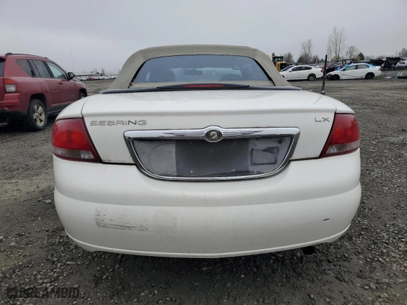2004 Chrysler Sebring LX with VIN 1C3EL45X64N104208, listed as a Copart auction lot 47823655 with 80,886 mi miles and Salvage Title. Bid and sale history available at carsss.com. Image 6.