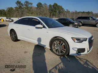 2019 Audi A6 Premium with VIN WAUK2AF21KN069302, listed as a Copart auction lot 47126435 with 0 mi miles and Salvage Title. Bid and sale history available at carsss.com. Image 4.